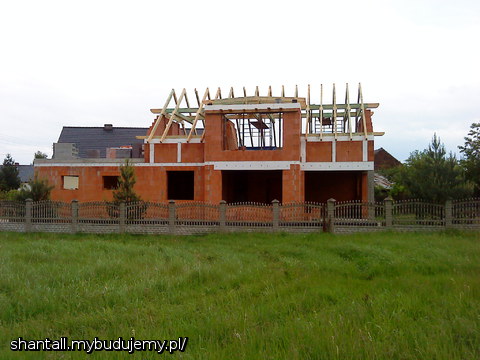 Więźba dachowa - widok z boku