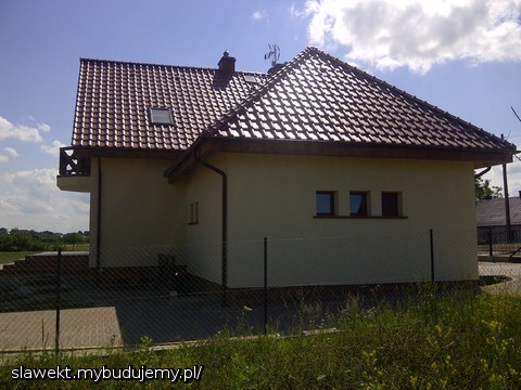 Ściana północna - garaż