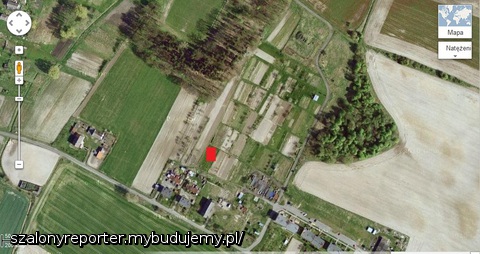 Dom zaznaczony na czerwono.