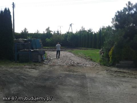 Droga dojazdowa  do budowy