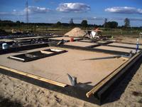 pod ścianki działowe poszły belki i wreszcie chudziak