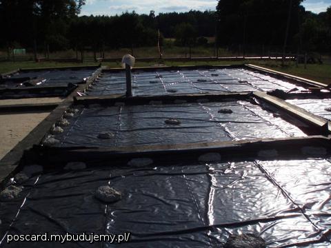 pod ścianki działowe poszły belki i wreszcie chudziak