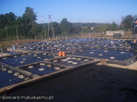 pod ścianki działowe poszły belki i wreszcie chudziak