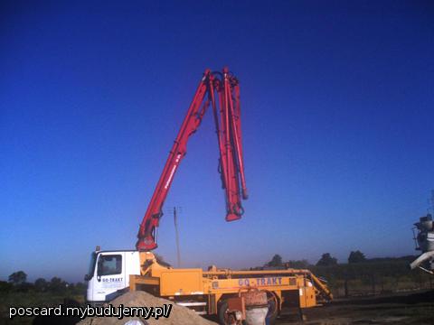pod ścianki działowe poszły belki i wreszcie chudziak