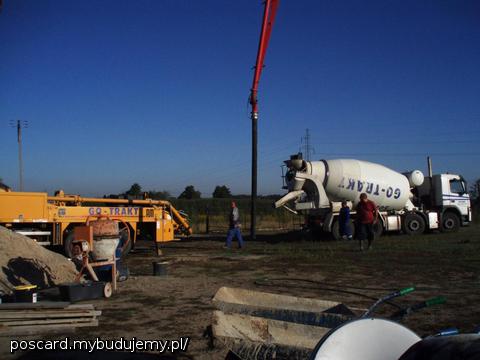 pod ścianki działowe poszły belki i wreszcie chudziak