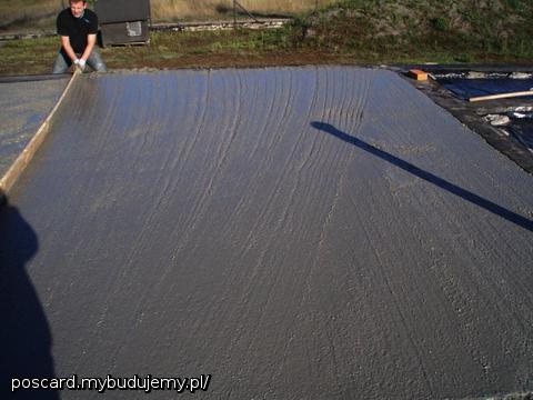 pod ścianki działowe poszły belki i wreszcie chudziak