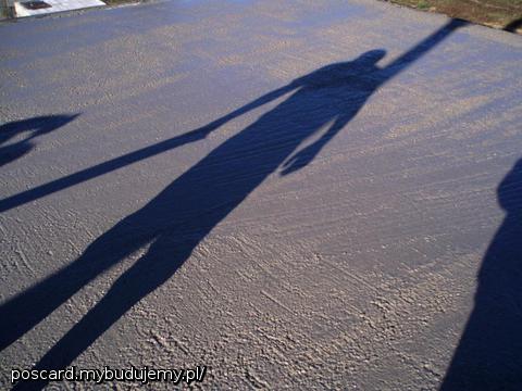 pod ścianki działowe poszły belki i wreszcie chudziak