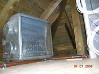 rekuperator przed połączeniem