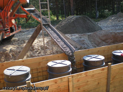 beton już płynie..