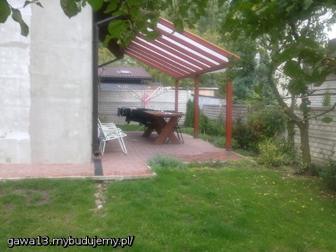 i tego lata... zadaszenia nad tarasem ;)
