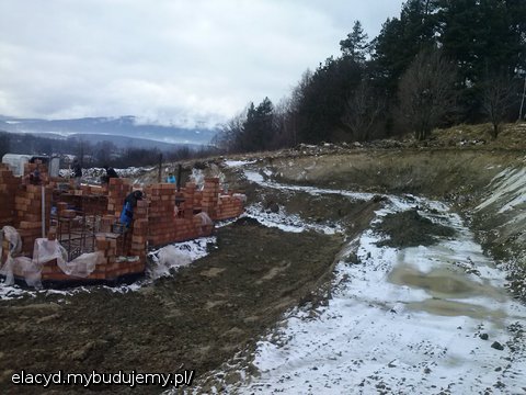 wybieranie skarpy i mury pną si e do góry