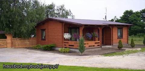 Dom z bala gr.44mm jednopoziomowy