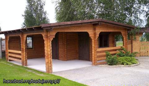 Wiata wraz z budynkiem gospodarczym