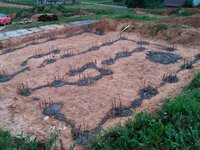 wylane piloty pod ławy fundamentowe domu