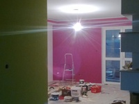 Widok z Jadalni na salon