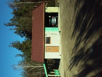 Garaż z tyłu działki