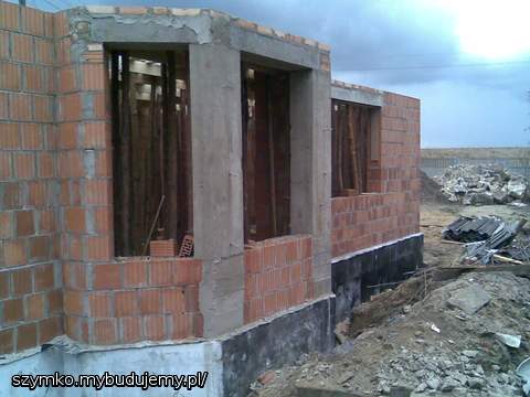 Ściany - parter (wykusz)