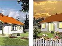 WIZUALIZACJA GL 61 Z CZERWONYM DACHEM