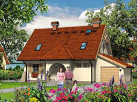 Projekt domu w odbiciu lstrzanym