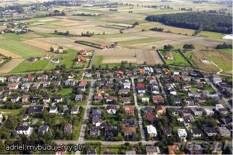 Działka z lotu ptaka