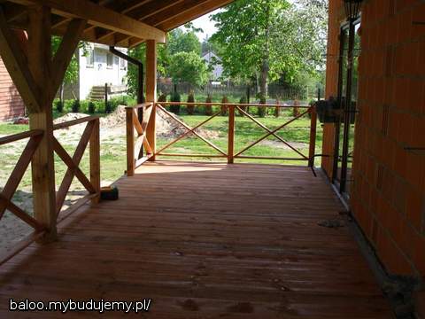 Taras - bez ostatecznej impregnacji olejowej