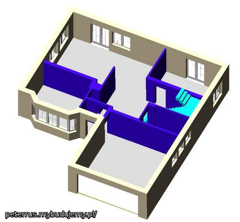 I jeszcze raz widok pomieszczeń na parterze z innej perspektywy