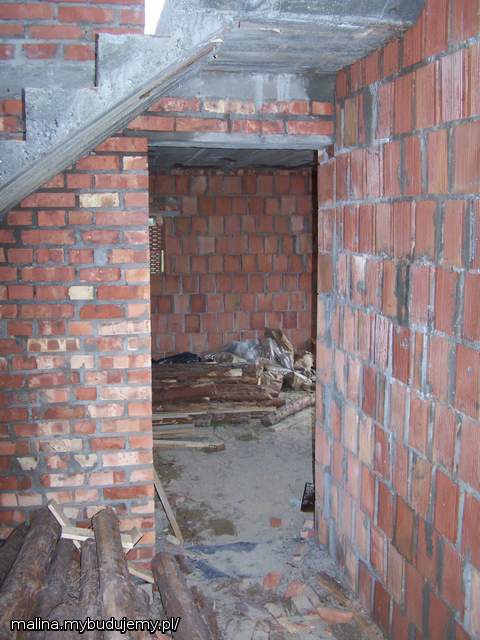 przejście do garażu