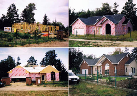 Szkieletowy dom drewniany