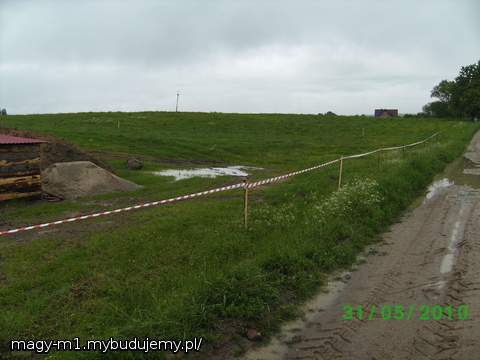 tymczasowe ogrodzenie..