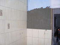 pierwsze kafelki polozone