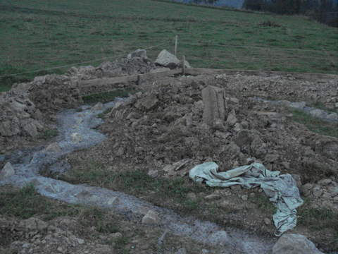 fundamenty w ziemi na ok 110 cm