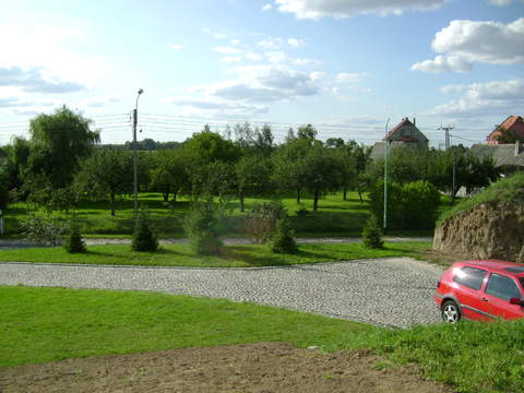 nasza działka-widok od sąsiada