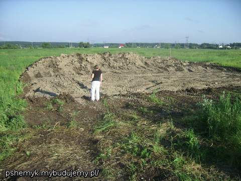 działka przygotowana do budowy