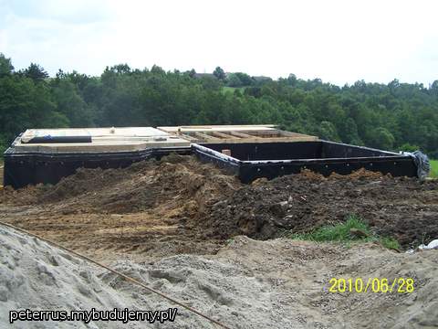 Efekt końcowy szalowania na dzień 28.06.2010