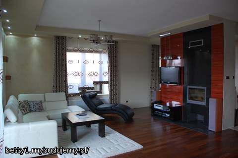 salon - widok od strony kuchni