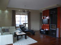 salon - widok od strony kuchni