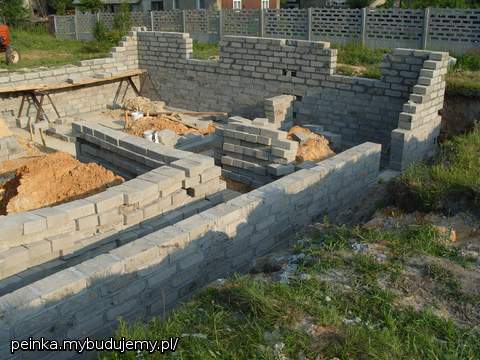 tuż przed szalowaniem