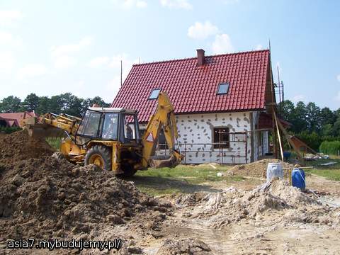 ocieplenie i wywozenie ziemi