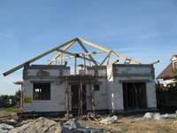 20 sierpnia - więźba początek