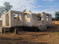 ...kuchnia już jest i salon :)