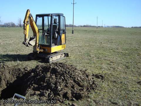 wykop do przyłącza