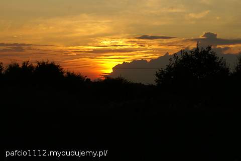zachód słońca nad Montaną