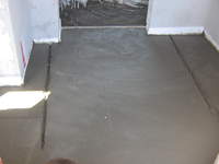 Posadzka we wiatrołapie.