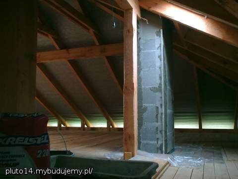 Tynkowanie konina na strychu