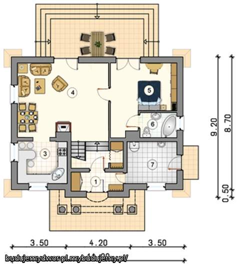 Rzut parteru po małych zmianach.