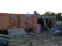 Wylany strop nad garażem - 11-09-2010