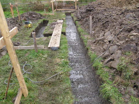 wylewanie ław fundamentu