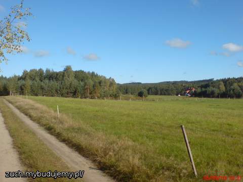 W taki krajobraz wkomponowałem domek z projektu Chatka Puchatka