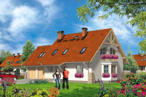 Widok domu GL 304 Lukrecja