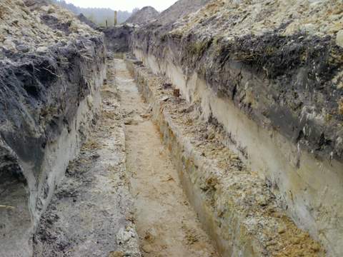 wykop pod ławy gotowy